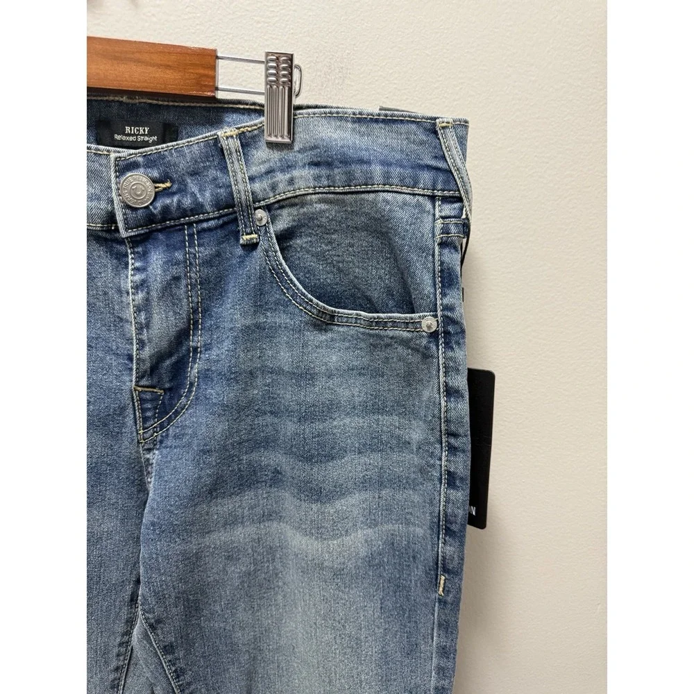 True Religion Ricky Straight Jeans Men's 30x34 Light Autumn Walk Wash NWT